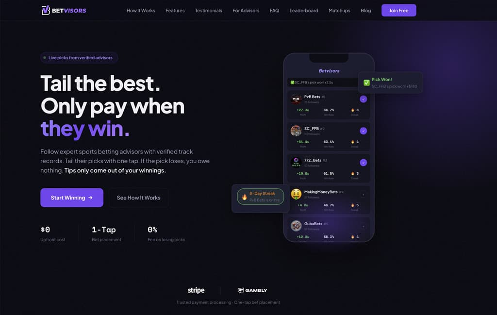 BetVisors Screenshot