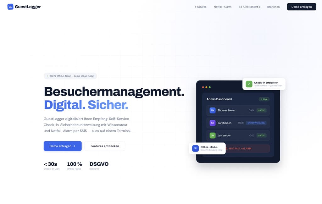 GuestLogger Screenshot